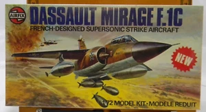 Vintage c.1970's Airfix Models 1/72 Dassault Mirage F.1C Series 4 Sealed - Picture 1 of 3