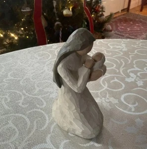 Willow Tree Nativity - Mary & Jesus Figurine - DEMDACO 1999 Susan Lordi - Picture 1 of 6