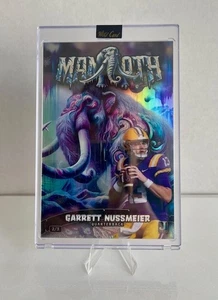  Wild Card PreHistoric Mammoth Garrett Nussmeier /3 Case Hit SP LSU  - Bild 1 von 5