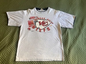 Kansas City Chiefs - Para hombres XL - Espectadores Deportivos De Colección Doble Cuello y Manga - Imagen 1 de 10