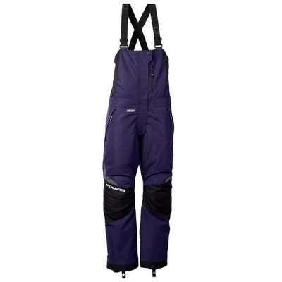 Polaris Womens Northstar 2.0 Snowmobile Bibs Waterproof Warm Blue Snow Pants - Image 1 of 3