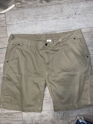 Key Imperial Khaki Utility Workwear Tan Stretch 42 Shorts — 第 1/4 张图片