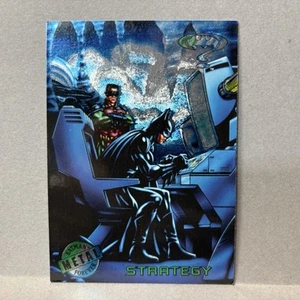 1995 Fleer Metal Batman Forever Batman & Robin Strategy Card #84 - Picture 1 of 2