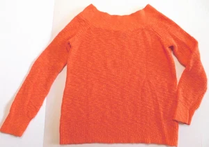 GAP Damen Strand Pullover orange Gr. XS & S Baumwolle U-Boot Ausschnitt gerippt NEU - Bild 1 von 4