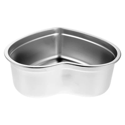  Prato de lanche Love prato de imersão xícaras de molho de condimento de aço inoxidável - Imagem 1 de 4