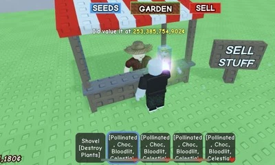 GROW A GARDEN 25x Fiore di Caramelle Mutato - Coltivare un Giardino Sheckles - Vale 253 miliardi di monete!!