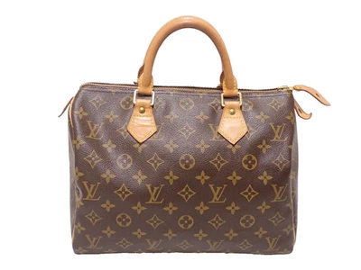 Louis Vuitton монограмма Speedy 30 сумочка сумка M41526 коричневый подержанный LB0013 - Изображение 1 из 4