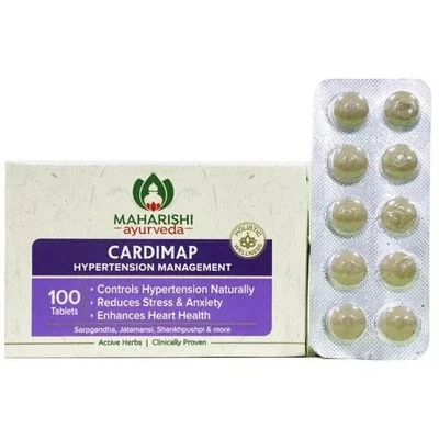 4 X MAHARISHI AYURVEDA CARDIMAP 100 TABS KOSTENLOSER VERSAND