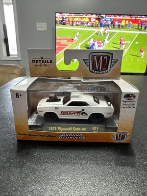 M2 MACHINES GROUND POUNDERS R17 1971 PLYMOUTH CUDA 440 - Image 1 of 4