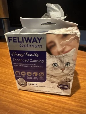 Kit de 30 días difusor de feromonas calmante para gatos Feliway Optimum Foto 1 de 4