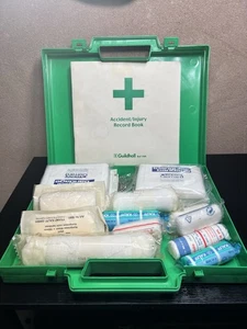 Vintage First Aid Kit Elastoplast Case - With Contents - Great Movie Prop! Read! - Picture 1 of 10