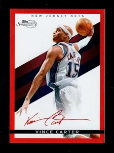 2008-09 TOPPS SIGNATURES RED VINCE CARTER 590/869 NETS - Picture 1 of 2