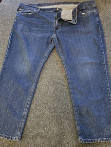 Jeans Levi’s para hombre 54x30 azul 502 corte cónico regular elástico lavado clásico - Imagen 1 de 7