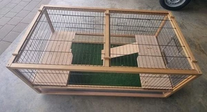Hasenstall Indoor Auf Rollen - Bild 1 von 8
