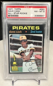 ๐ฅ1971 Topps Baseball #582 Dave Cash All Star Rookie PSA 8 Pittsburgh Pirates - Picture 1 of 2