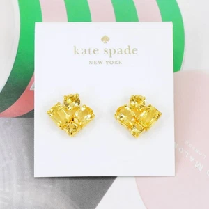 NEU MIT ETIKETT KATE SPADE CLUSTER OHRSTECKER GOLDFARBEN - Bild 1 von 5