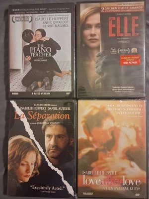 The Piano Teacher and 3 Other Isabelle Huppert Films - Brand New DVDs - Image 1 of 4