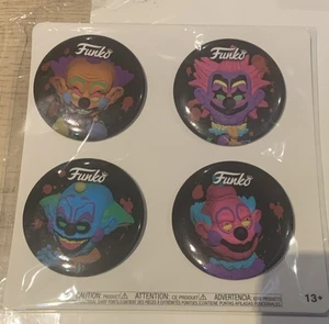 Funko Pop! Killer Klowns from Outer Space Schwarzlicht Tasten Set x4 (GameStop) - Bild 1 von 2