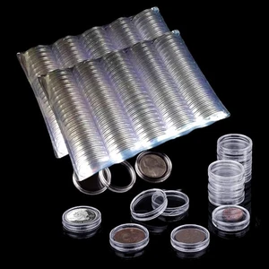 25mm Coin Capsule Perfect fit for Board Game Token Holder,U.S. Quarters Coin ... - Picture 1 of 6