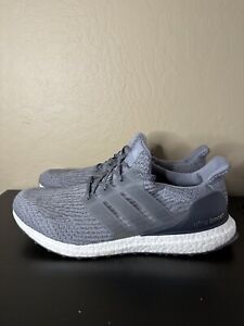 Adidas Ultra Boost 3.0 Mystery Grey Core Black BA8849 Mens size 13 Fast Shipping