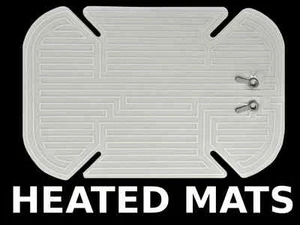 UNIVERSAL MIRROR CAR SIDE GLASS DEFOGGER - HEAT GRID MATS 6.3 x 4.2 12V ELEMENT - Bild 1 von 1