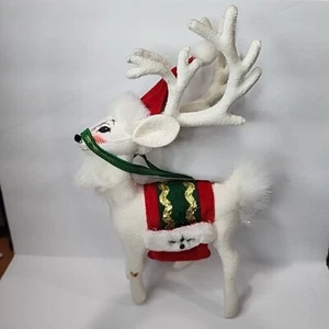 1990s Annalee Dolls 10" Winterberry Deer Christmas Wire Doll Mobilitee - Picture 1 of 5