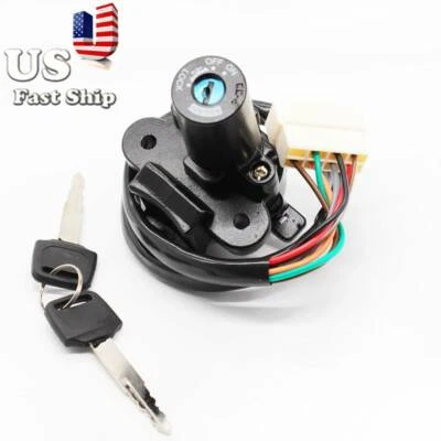 Interruptor de encendido con llaves 7 hilos y 8 enchufes para KAWASAKI EX250 NINJA 250R 2008-2012 EE. UU. Foto 1 de 4