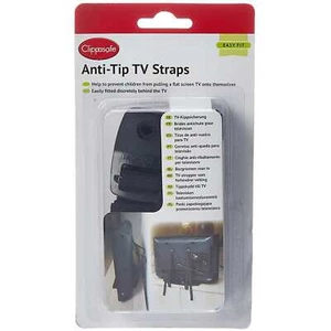 Clippasafe Cinghie Tv Antipunta Anti Bambino Sicurezza Sicuro Regolabile Nero NUOVO - Foto 1 di 3