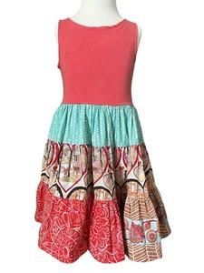 Matilda Jane Platinum Frozen Coke Tank Dress EUC Size 4 # 6/11 - Picture 1 of 4