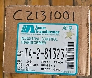 Transformador ACME TA-2-81323, transformador de control industrial, 100 va, 50/60 Hz - Imagen 1 de 2
