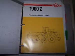 TROJAN 1900Z WHEEL LOADER WORKSHOP MANUAL TB300 - Picture 1 of 6