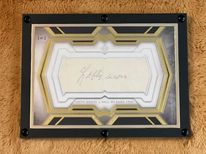 Lefty Grove 2020 Topps Transcendent HOF 1/1 Oversized Cut Signatures Signed Auto - Picture 1 of 5