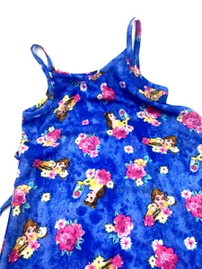Girls Pajama dress Size 4/5XS Disney Belle Children Kids Blue Sleepwear - Picture 1 of 6