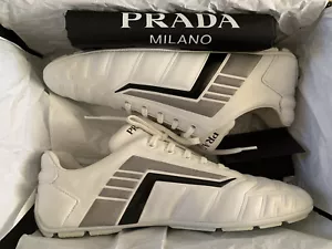 Neu im Karton Prada DAMENSCHUHE 1E505M Herren weiß Sneaker Made in ITALY EU/Gr. 38,5 - Bild 1 von 8