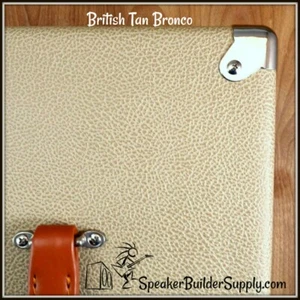 British Tan Bronco tolex ~18" LARGHEZZA (per anno) - Foto 1 di 1