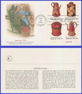 USA5 #1775-78 U/A FLEETWOOD 4 FDC PB4 Pennsylvania Towlevare - Bild 1 von 1