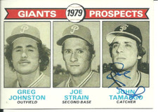 John Tomargo San Francisco Giants Personally Autographed Card