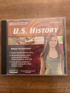 SpeedStudy U.S. History (Windows and Macintosh CD-ROM) - Picture 1 of 3