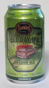 Founder's All Day IPA Session Ale 12 Ounce Beer Can - Grand Rapids, MI Outdoors - Picture 1 of 6