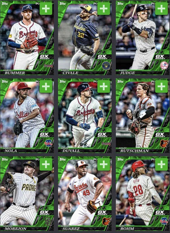 [DIGITAL] Topps Bunt - Postseason Base 24 S1 - Green - Pick - Image 1 of 1