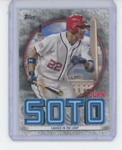 Topps Series 2 2021 Juan Soto 70th Lauded In The Loop #jsh-6 7/70 - Imagen 1 de 2