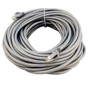 15m Meter Cat5e CAT 5e RJ45 Ethernet Kabel Netzwerk LAN Internet Leitung GRAU - Bild 1 von 2