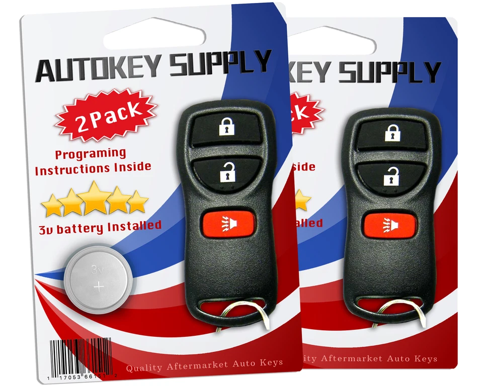 2 Replacement for Nissan Frontier 13 14 15 16 2017 2018 2019 Remote Keyless Fob - Image 1 of 4