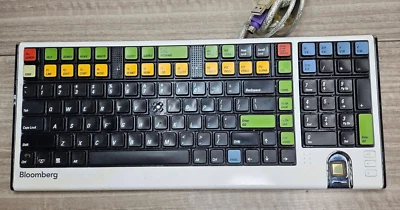 Bloomberg FRE100 Financial Terminal Wired Keyboard (MISSING U KEY) BB3 - Image 1 of 4