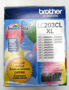 Wysokowydajny pojedynczy wkład atramentowy Brother Innobla LC203 - trójkolorowy (LC203XL) - Zdjęcie 1 z 5
