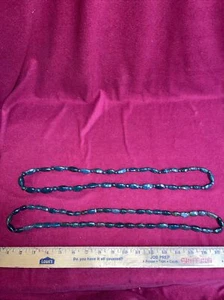 Pair Green Stone - craft beads Necklace - 17" - Picture 1 of 7