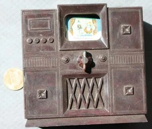 1940-50s Era Ideal Toy Company Old Fashioned Console TV / Television clicker --- - Picture 1 of 1