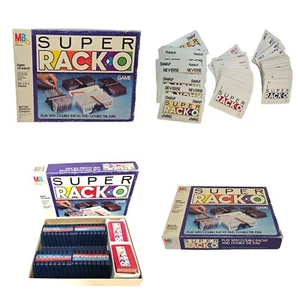 Vintage 1983 Complete Super Rack-O Game Milton Bradley Double Card Racks Racko - Picture 1 of 10