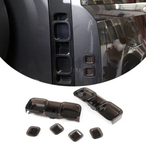 Smoked Tail Light Guard Decor Cover Trim For Land Rover Defender 90 110 20-22 - Picture 1 of 10