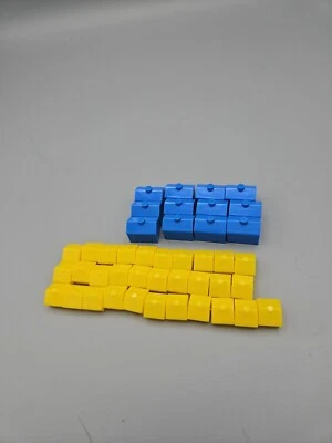  Juego de Mesa Monopoly Los Simpson Azul Amarillo Casa Hotel Piezas Repuesto 2000 Foto 1 de 4